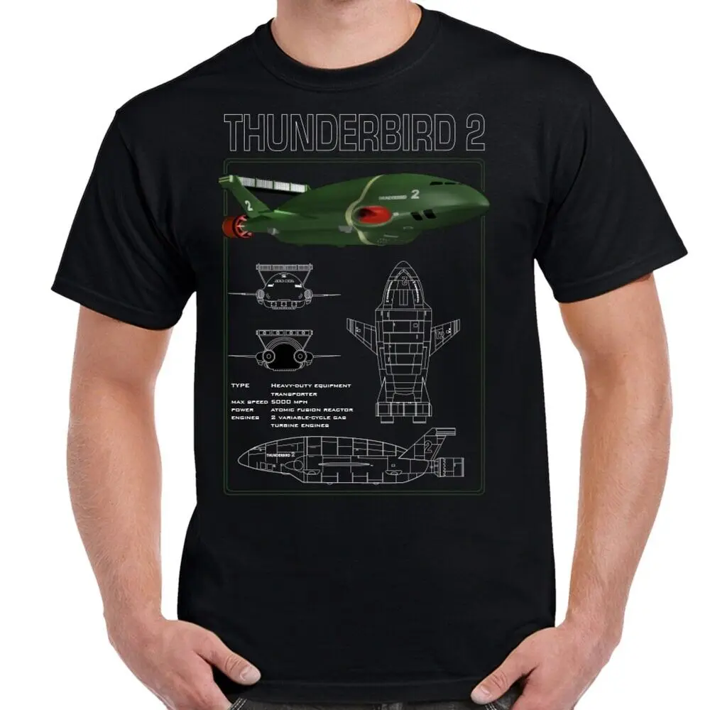 Heavy Equipment Transporter - Heavy-equipment Transporter Thunderbird 2 Schematic T-Shirt