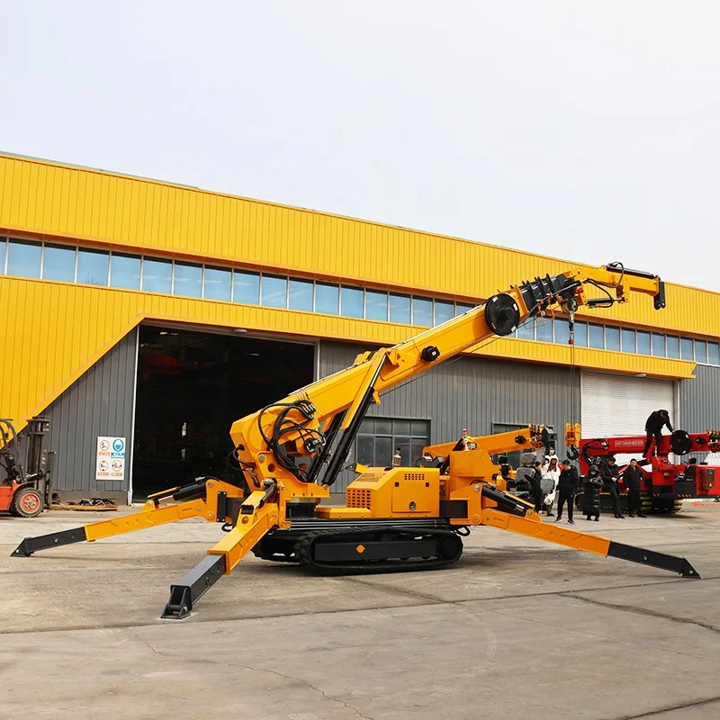 Heavy Equipment Crane - Small Mobile Spider Crane 5 Ton