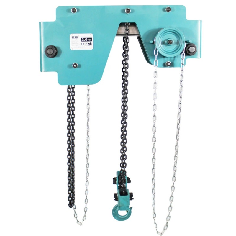 Heavy Equipment Crane - Low Headroom Double Chain Hand Hoist
