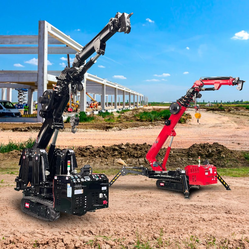 Heavy Equipment Crane - Compact Mini Spider Crane Hydraulic Electric