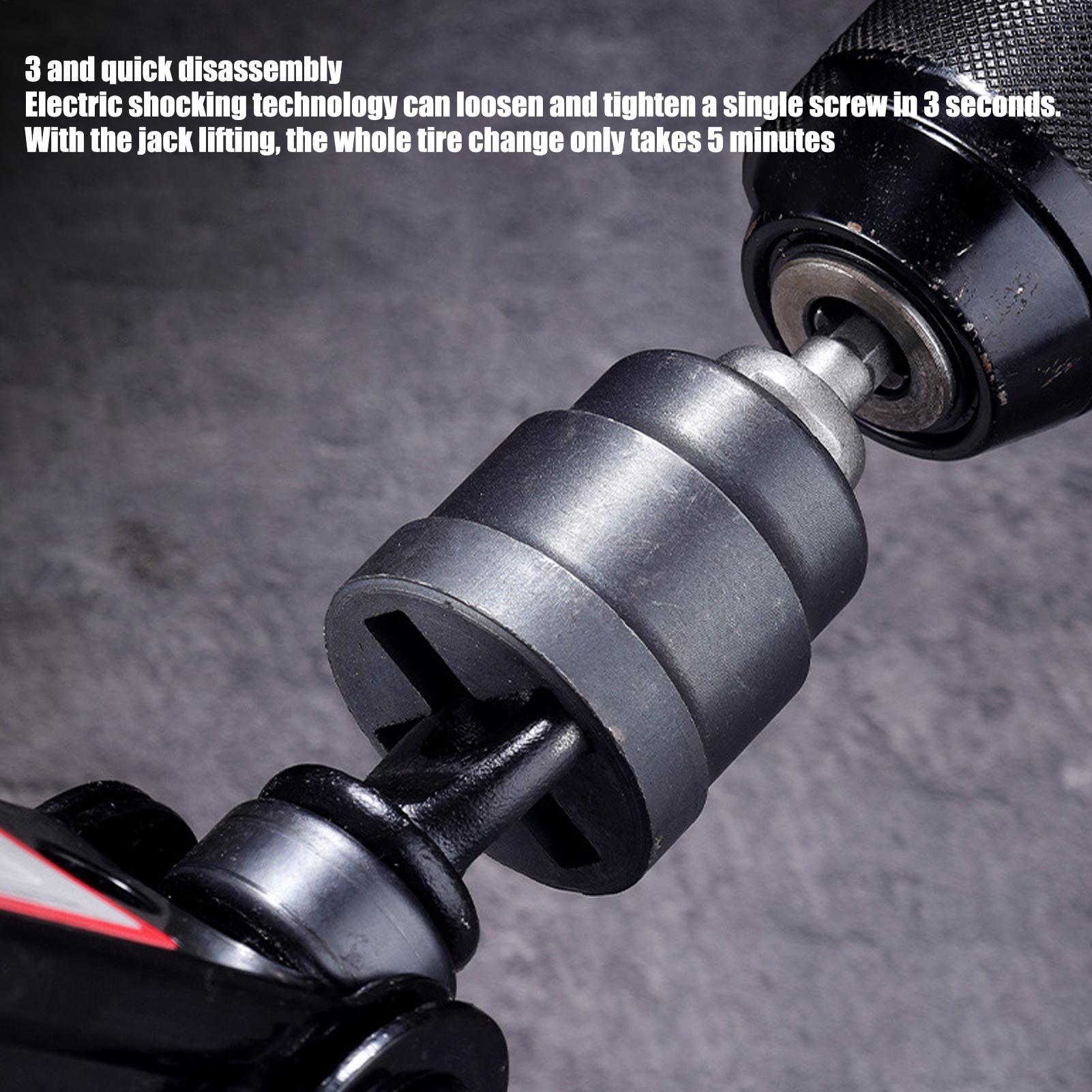 Heavy Equipment Operator - Scissor Jack Drill Adapter Car Scissor