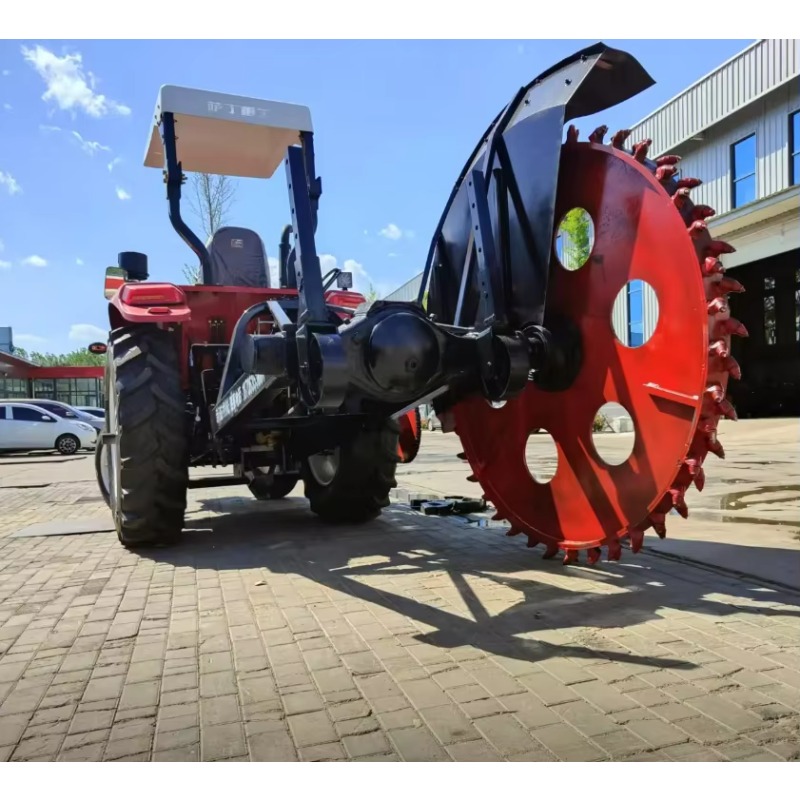 Heavy Equipment Trencher - PTO Driven Disc Trencher for Tractor
