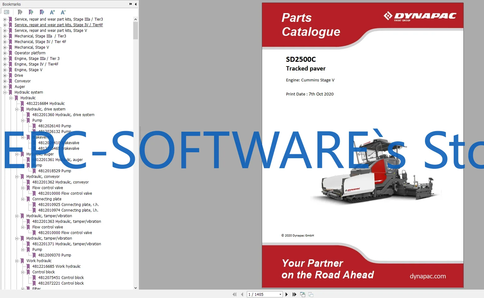 Heavy Equipment Software - EPC-SOFTWARE Dynapac Heavy Equipment 29.7 GB