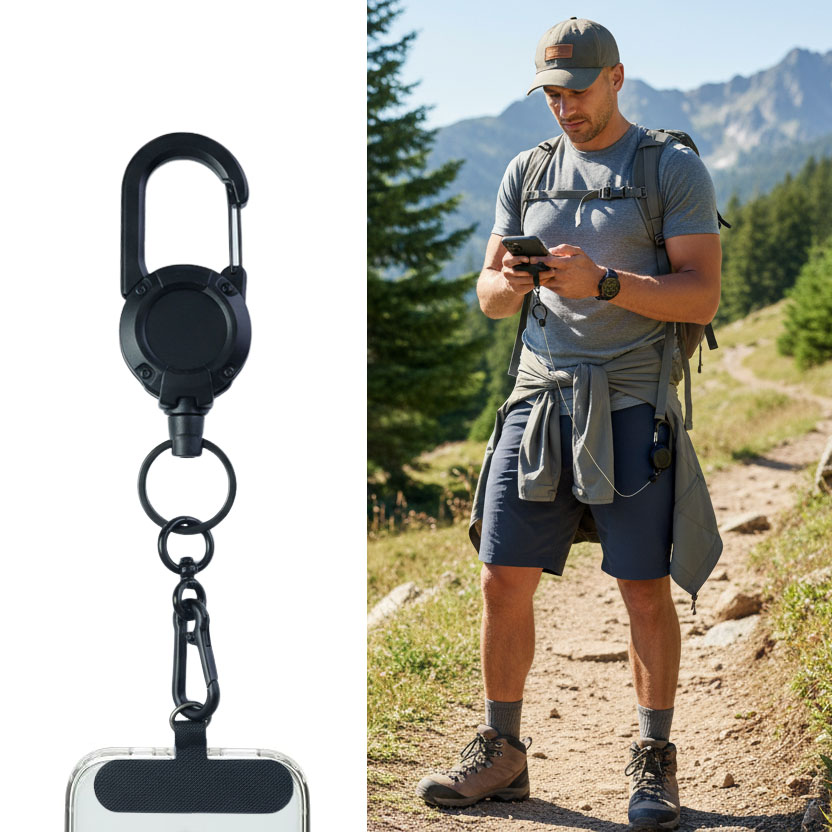 Heavy Equipment Operator - Retractable Phone Lanyard Heavy Duty Multitool