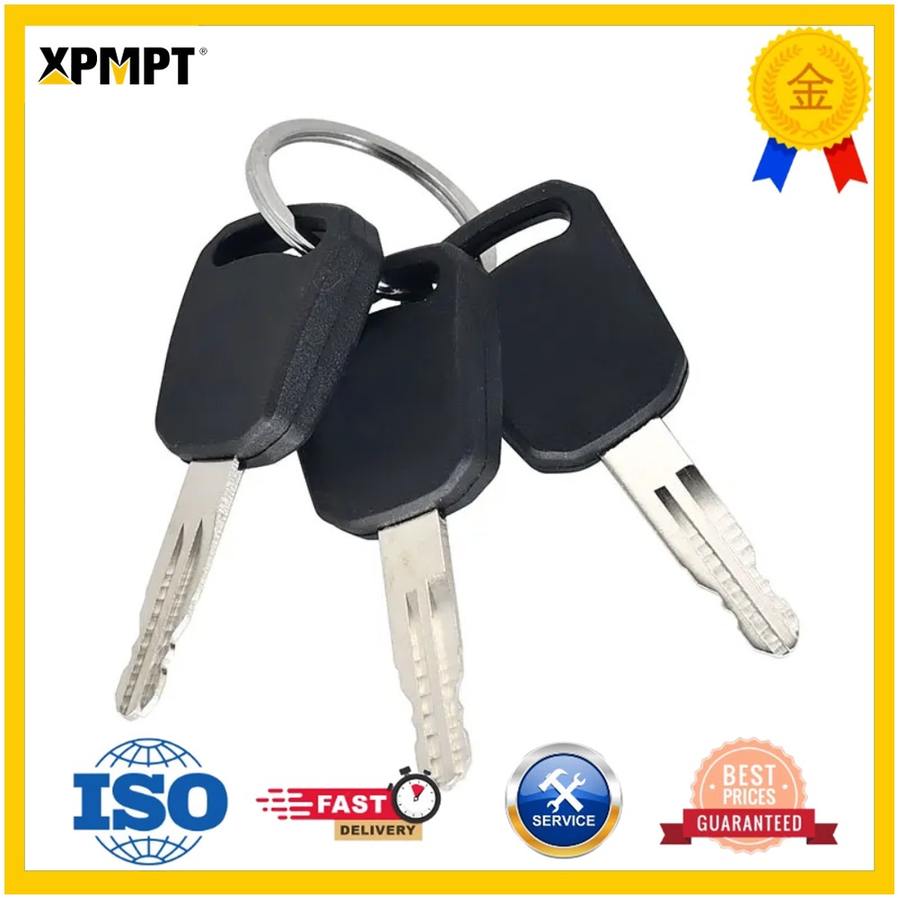 Heavy Equipment Xcmg - 801503883-1 3Pcs Ignition Starter Keys For