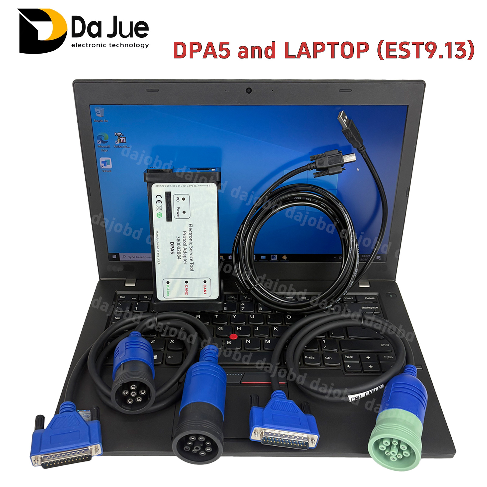 Heavy Equipment Software - DPA5 heavy-duty truck scanner, equipped with