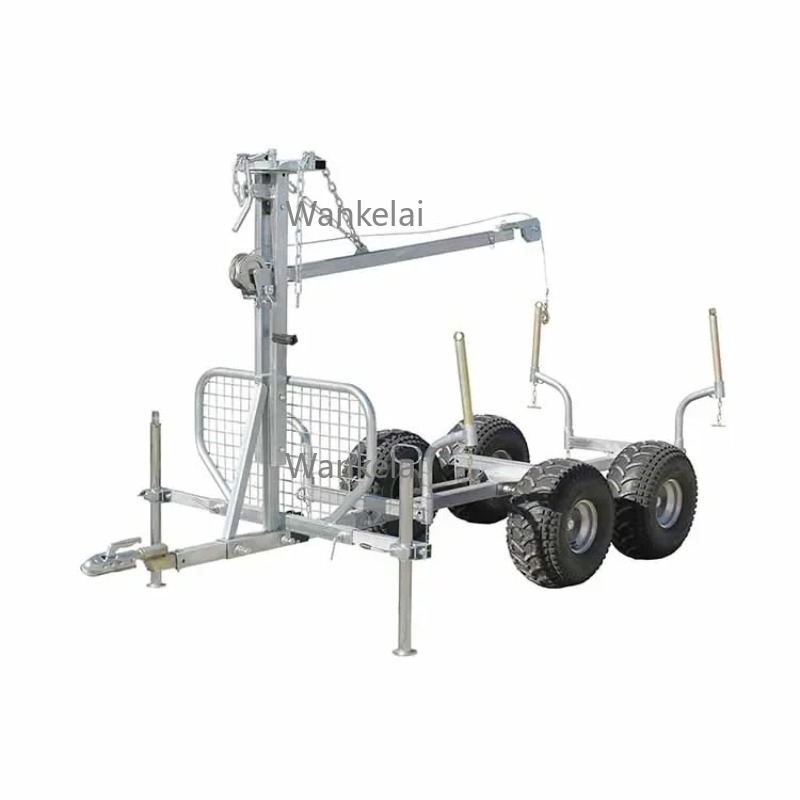 Atv Forestry Trailer Timber Lo - Heavy Equipment Transporter ulasan dan harga