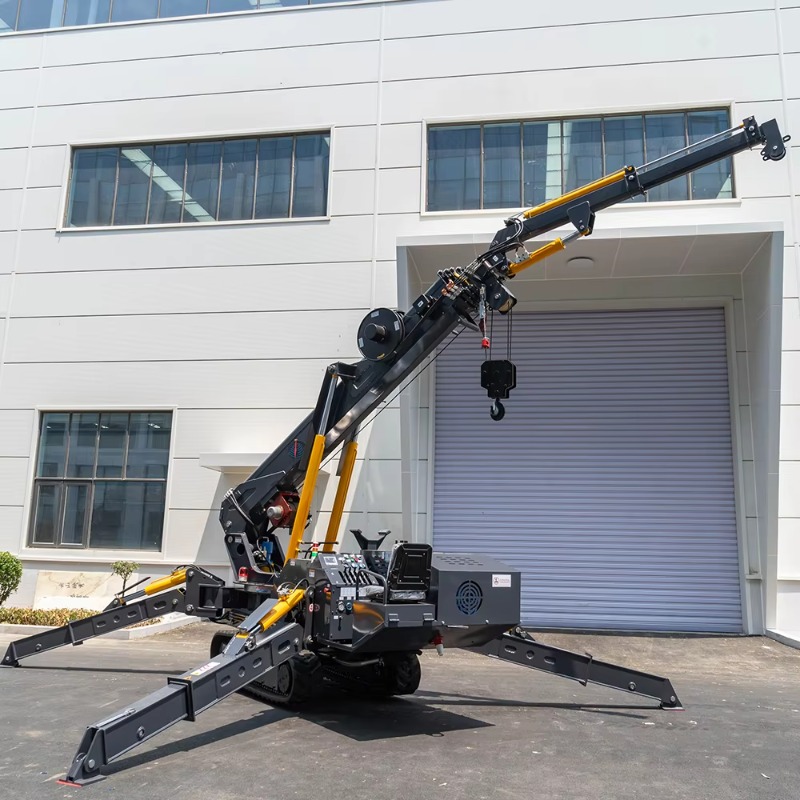 Mini Spider Crane Compact Elec - Heavy Equipment Crane ulasan dan harga