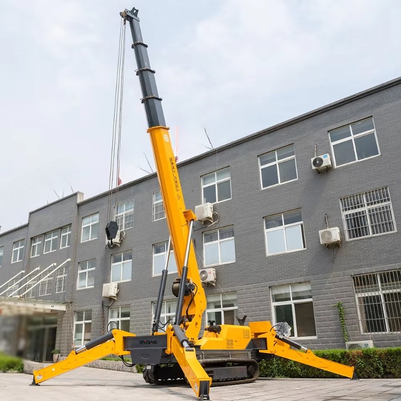 Mini Spider Crane Compact Elec - Heavy Equipment Crane ulasan dan harga