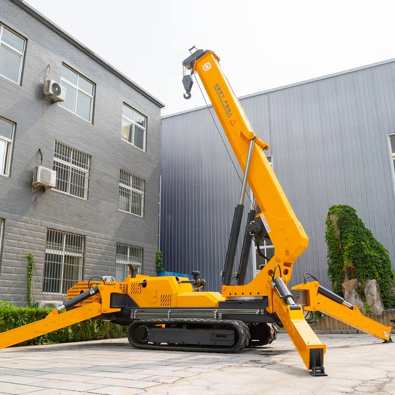 Mini Spider Crane Compact Elec - Heavy Equipment Crane ulasan dan harga