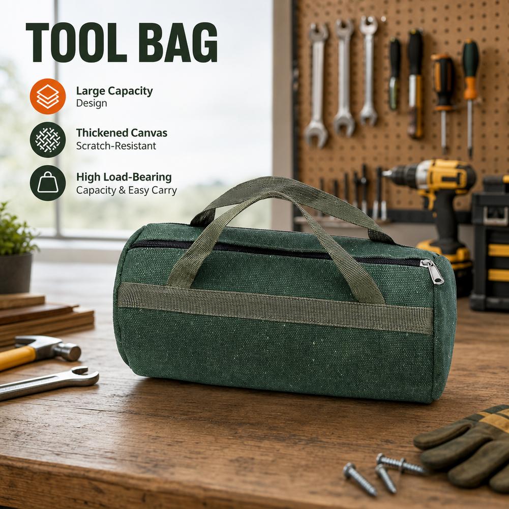 Heavy Duty Green Canvas Cylind - Heavy Equipment Operator ulasan dan harga