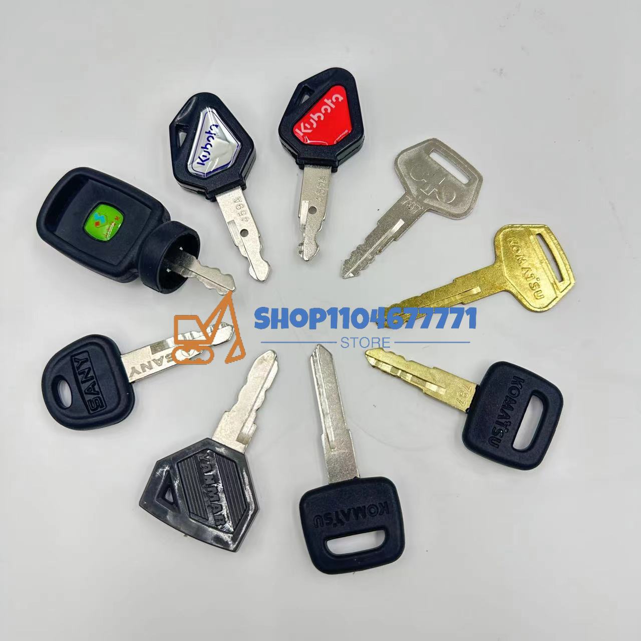 25pcs Excavator Keys for Cat f - Heavy Equipment Keys Master Set ulasan dan harga