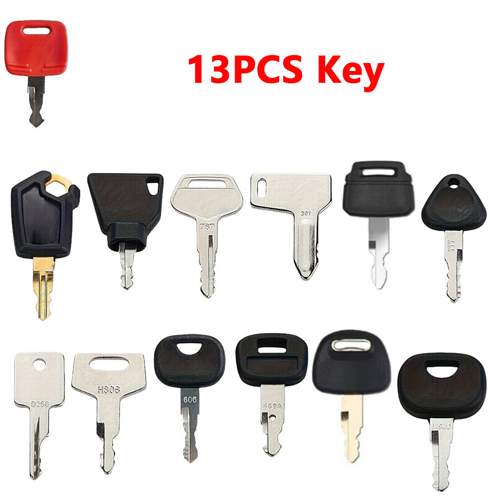 13PCS Construction Machinery I - Heavy Equipment Keys Master Set ulasan dan harga
