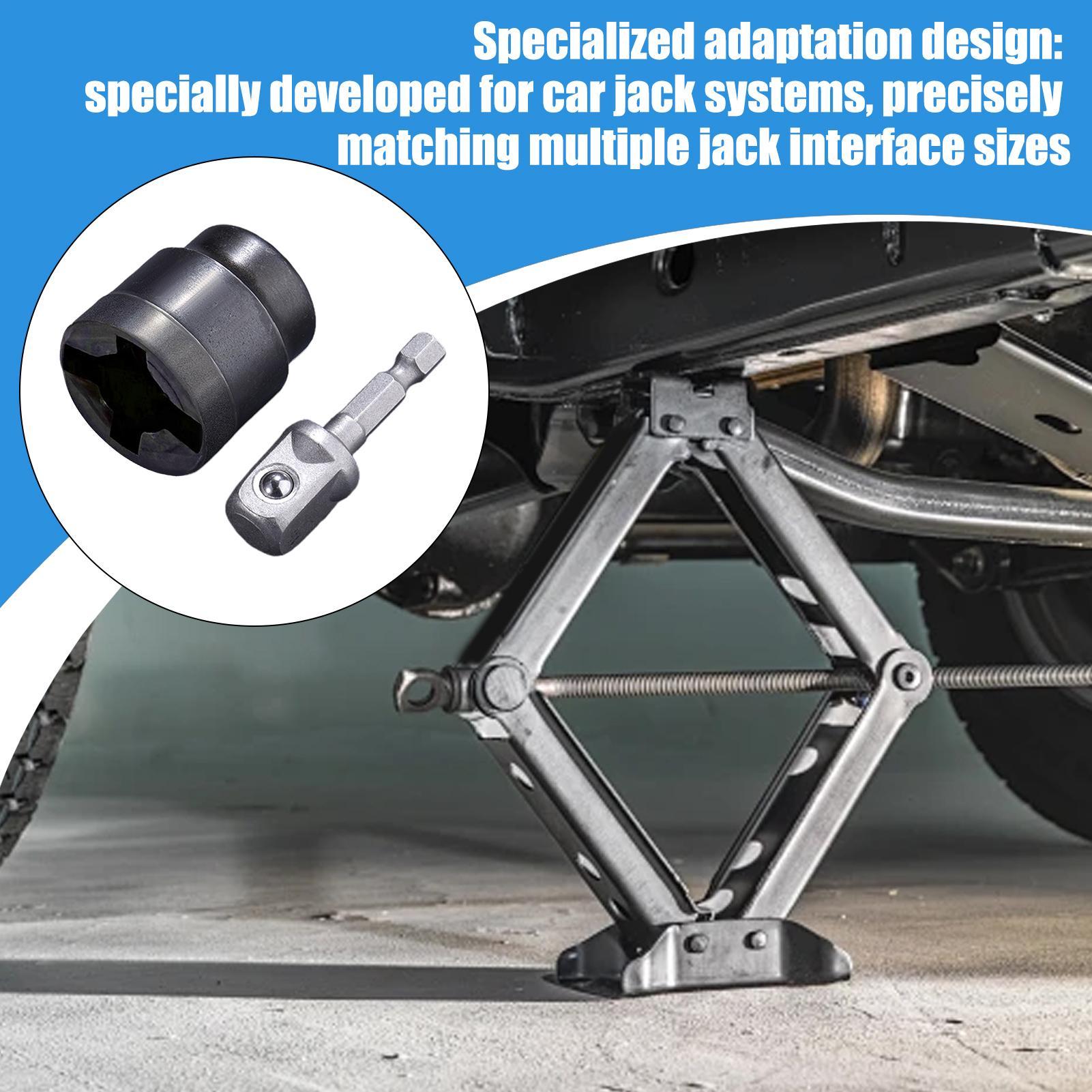 Scissor Jack Drill Adapter Car - Heavy Equipment Operator ulasan dan harga