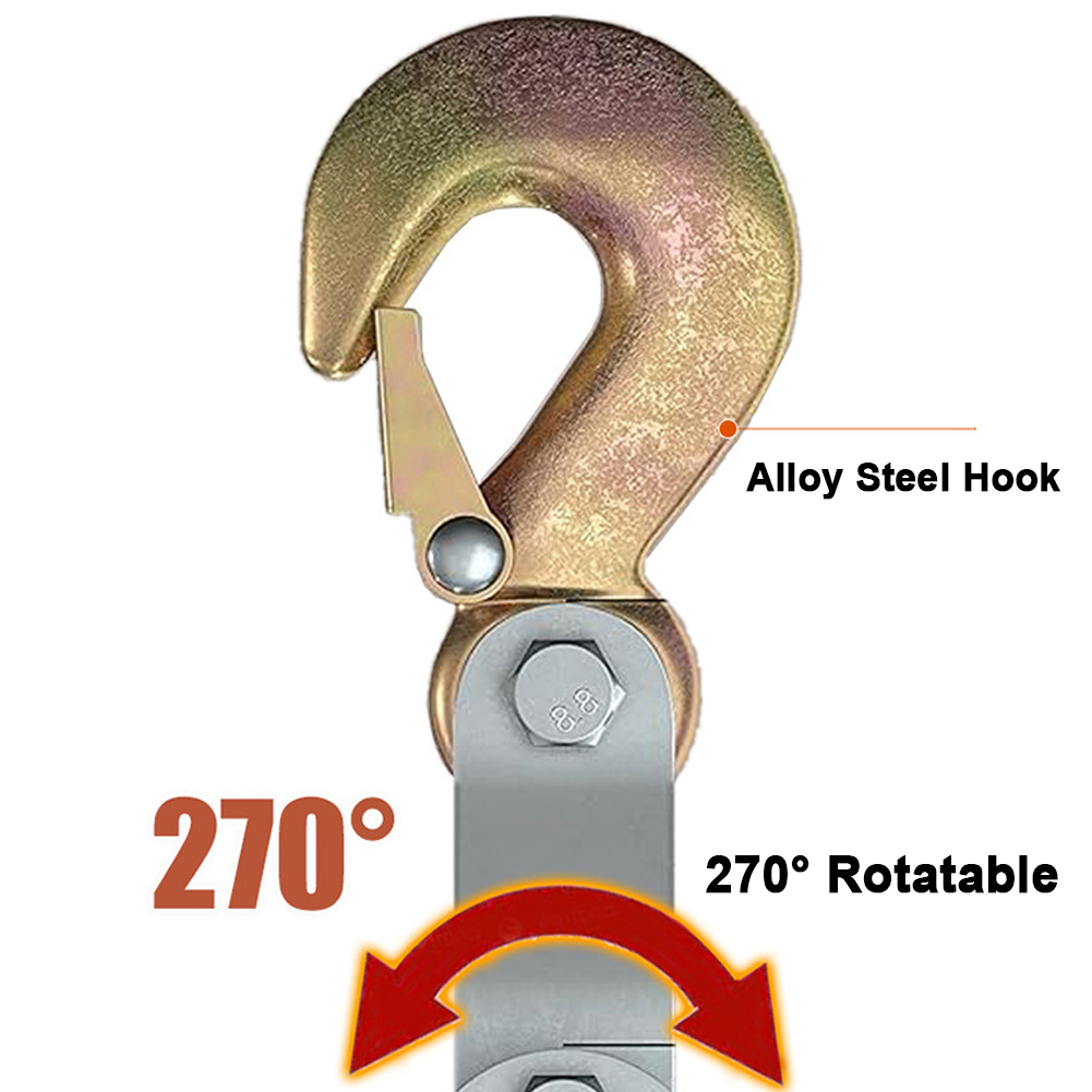 270° Rotatable Rope Pulley Blo - Heavy Equipment Crane ulasan dan harga