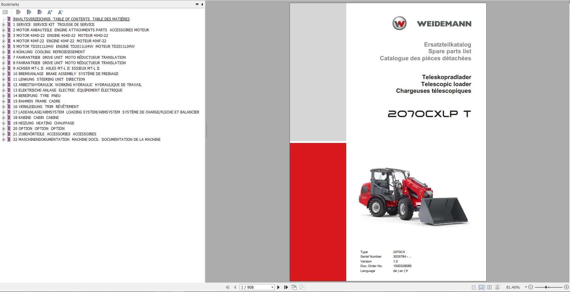 EPC-SOFTWARE Weidemann Heavy E - Heavy Equipment Software ulasan dan harga