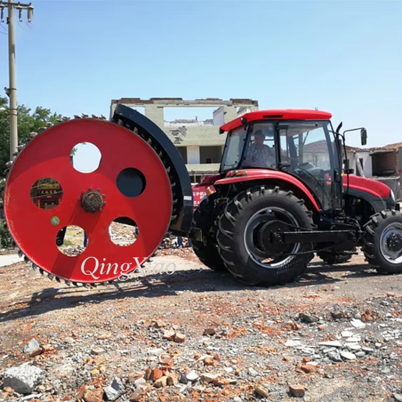 PTO Driven Disc Trencher for T - Heavy Equipment Trencher ulasan dan harga