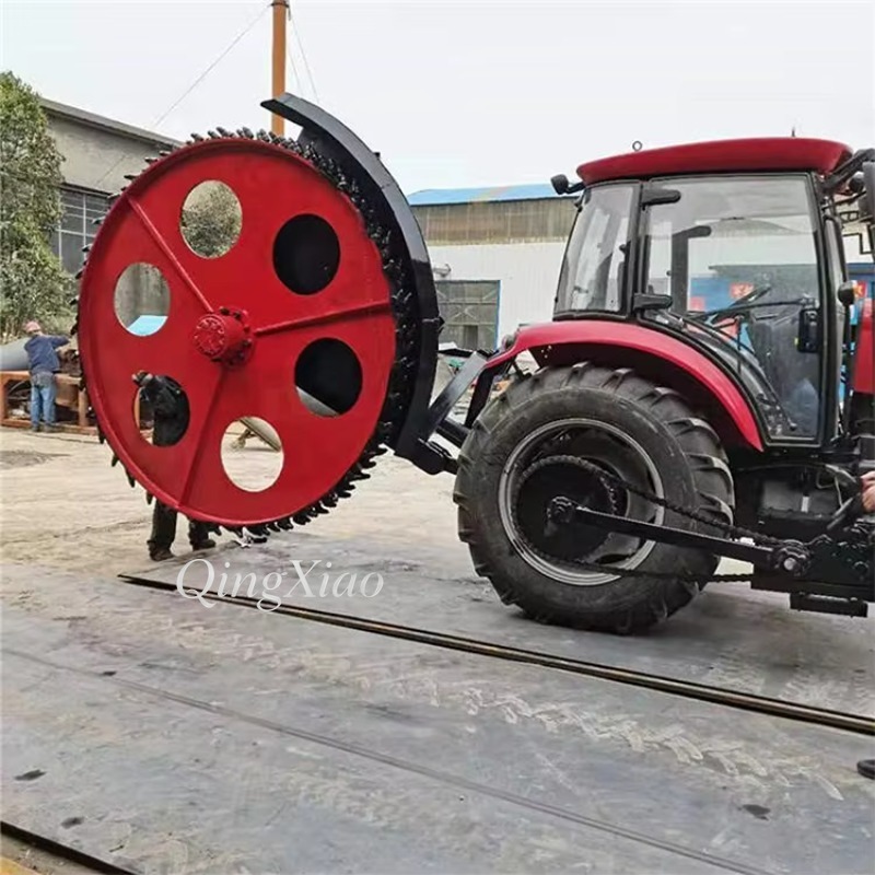 PTO Driven Disc Trencher for T - Heavy Equipment Trencher ulasan dan harga