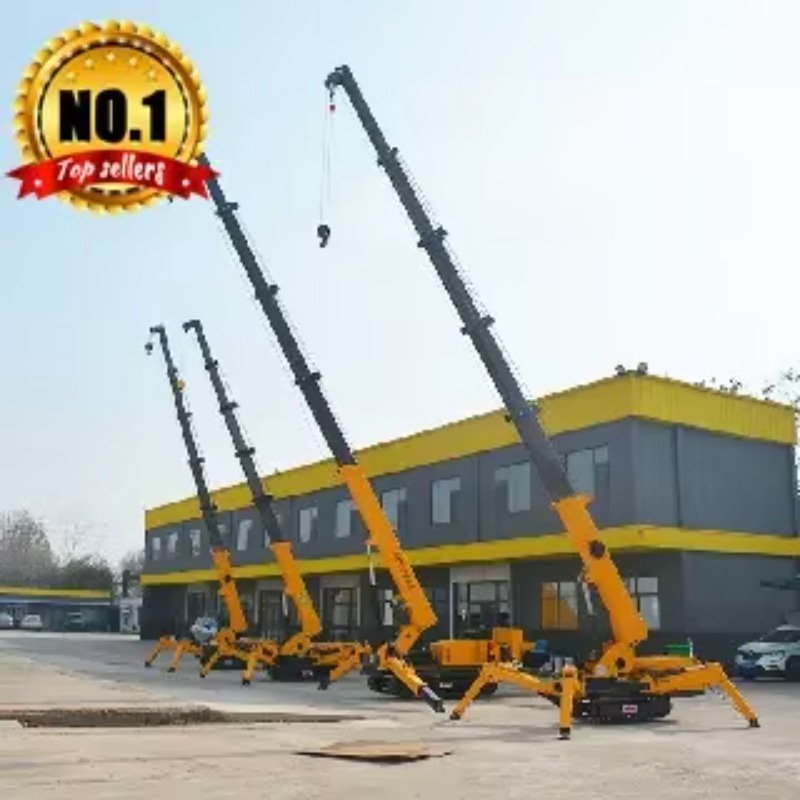 8T Hydraulic Spider Crane Heav - Heavy Equipment Crane ulasan dan harga