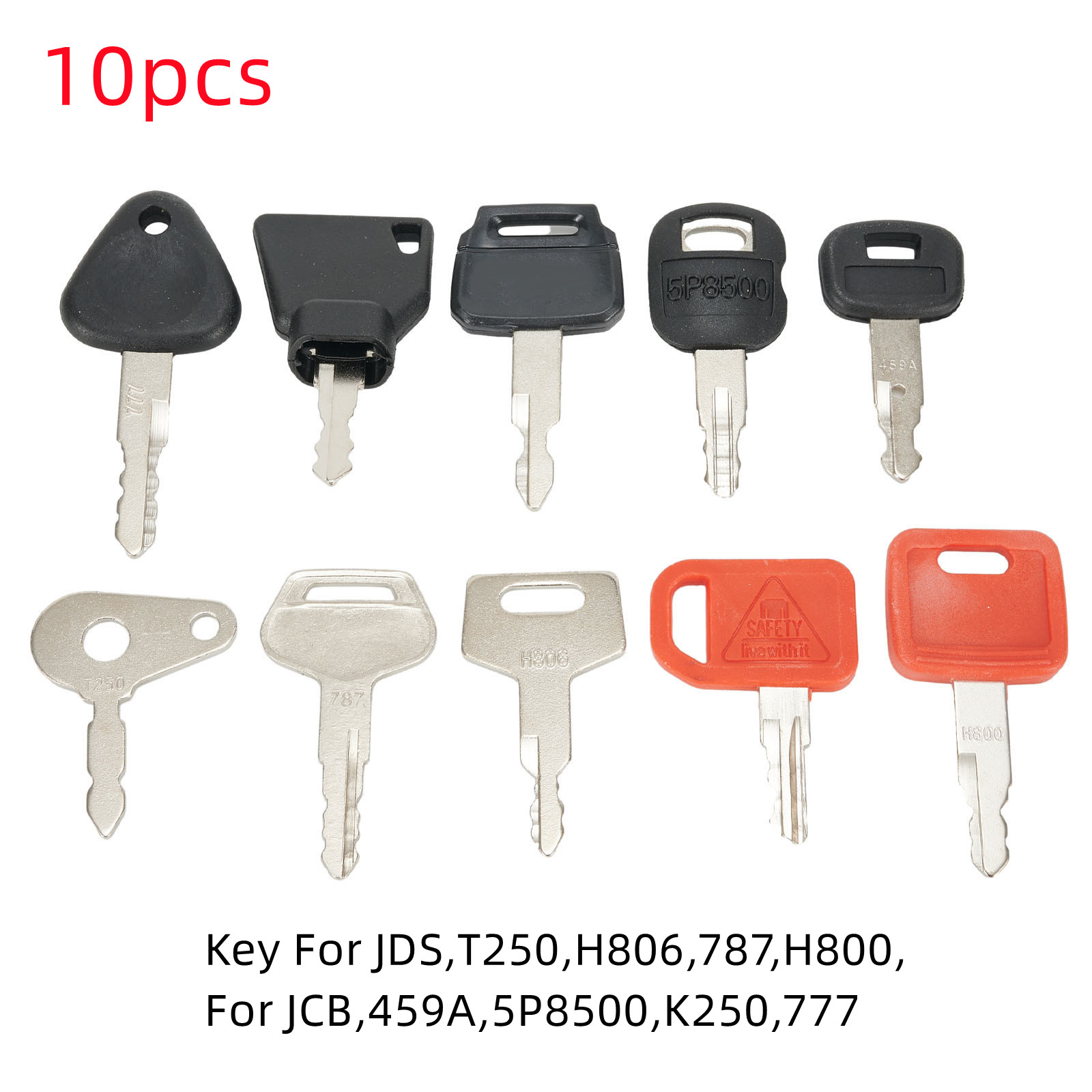 10 KEY SET Master Key Ignition - Heavy Equipment Keys Master Set ulasan dan harga