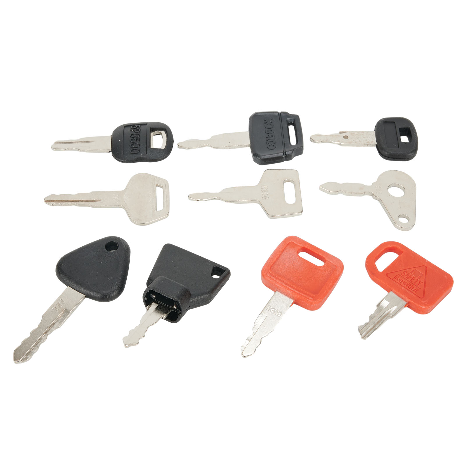 10 KEY SET Master Key Ignition - Heavy Equipment Keys Master Set ulasan dan harga